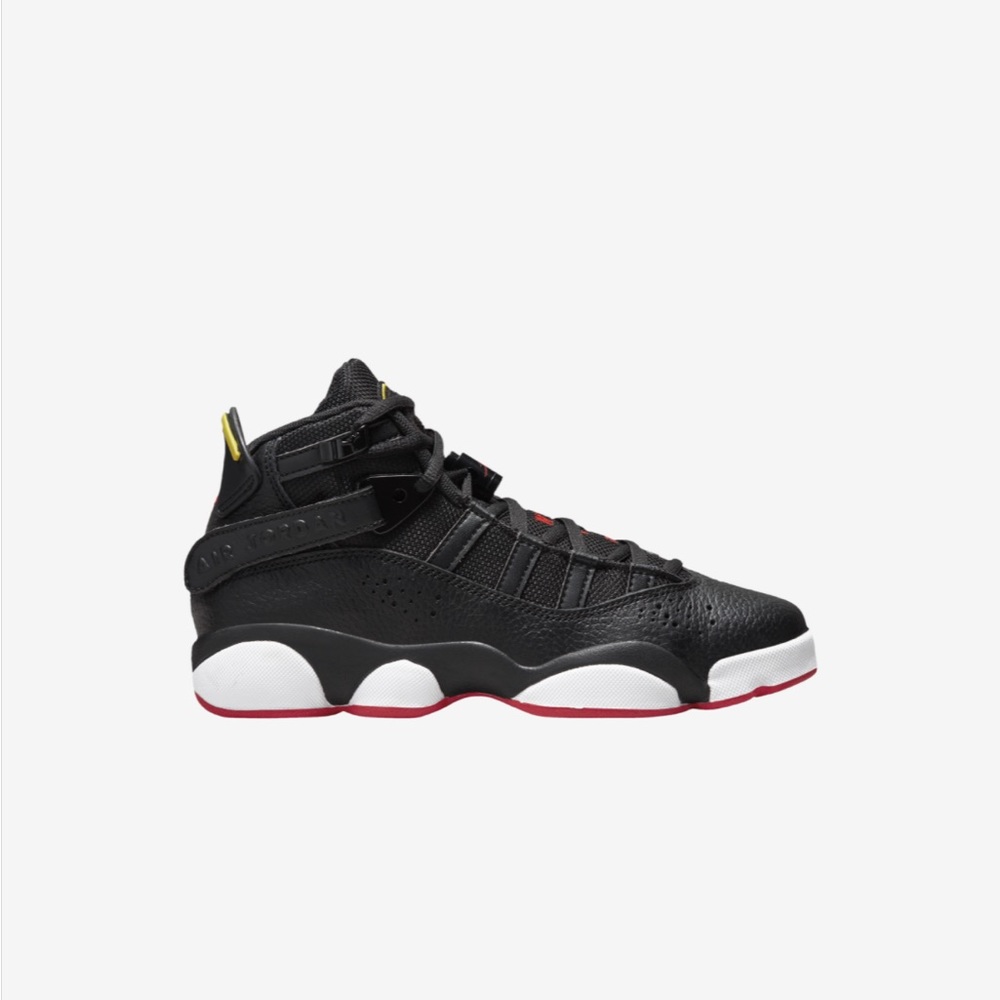 Jordan 6 Rings Boys' Grade School 7Y Black/University Red/White